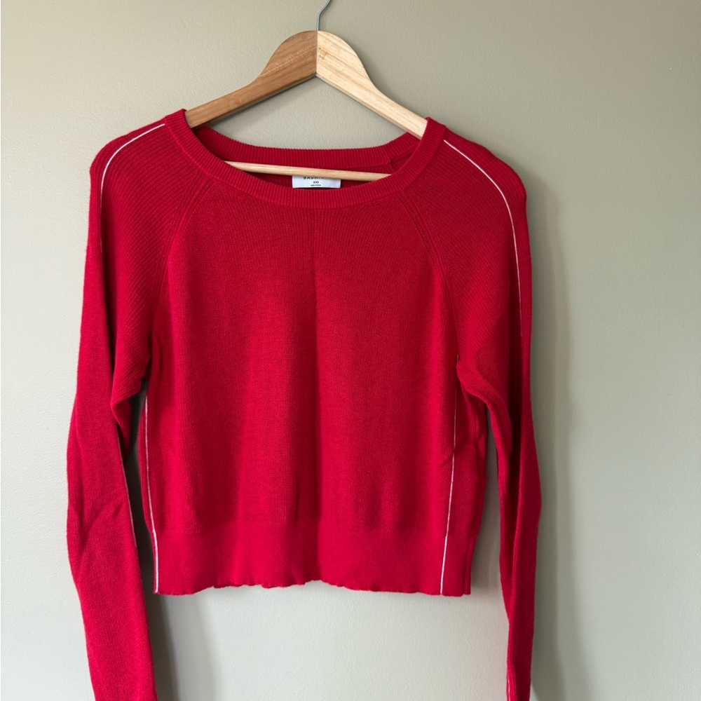 Babaton Vibrant Red Knit Sweater